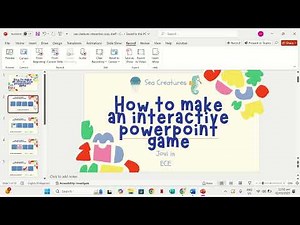 How to make an interactive powerpoint / EASY STEPS / For preschool and primary kids