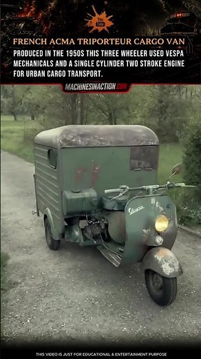 1950s French Acma Triporteur Cargo Van