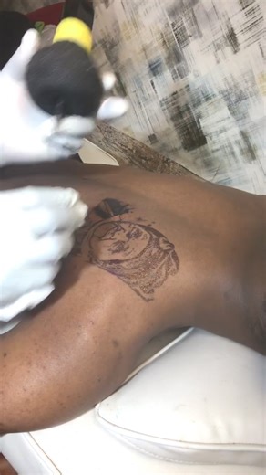 Tattooing portrait tattoo | Akhona Dyakala