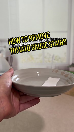 Try this laundry hack to get out tomato sauce stains. This laundry trick will get tomato sauce stains out of your shirt. Try this cleaning tip to get out tomato sauce stains. The stain remover check will remove tomato sauce from clothes. ##LaundryStainRemoval##StainRemoval##LaundryTrick