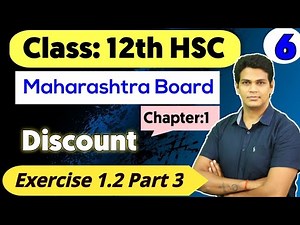 Class 12 Discount Exercise 1.2 Part 3 | Lecture 6 | VSM Academy | MV Sir