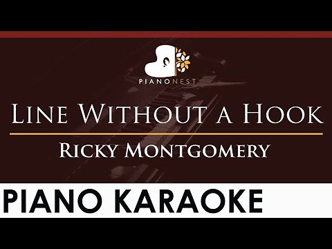 Ricky Montgomery - Line Without a Hook - HIGHER Key (Piano Karaoke Instrumental)