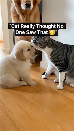 Sneaky Cat Slaps Sleeping Dog… Then Acts Innocent 😂 ! #CatAndDog #PetComedy #AnimalShorts #Usa