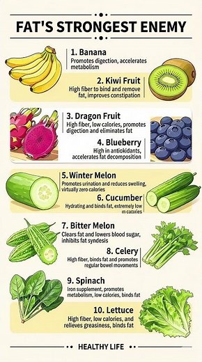 10 Fat-Burning Foods That Fight Fat Naturally 🔥