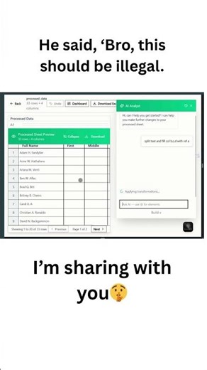 split text with excel #excel #excelshortcuts #usa #exceltutorial
