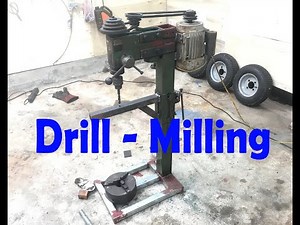 Homemade a drill machine - mini milling machine