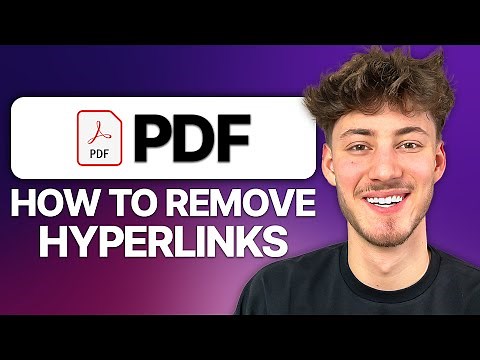 How To Remove Hyperlinks In PDF - Step By Step (2025)