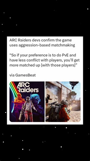 ARC Raiders Devs Confirm the Game Uses Aggression-Based Matchmaking