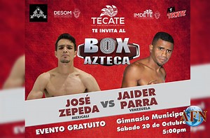 Anuncian función de box en Tecate