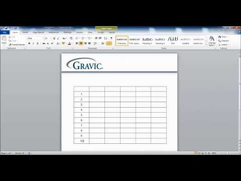 OMR Form Creation (Surveys/Tests) in MS Word w/ Tables & OMR Bubbles for Remark Office OMR Software