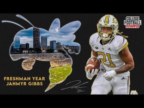 I Revisit Freshman Year Jahmyr Gibbs In CFB Revamped!!!