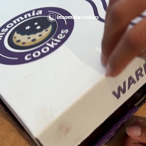610K views · 77 reactions | You're not chasing size. You're chasing that fresh-baked hit. Soft centers, crispy edges, and always warm.  | Insomnia Cookies | Facebook