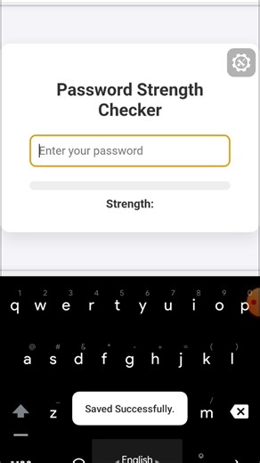 Create a Password Strength Checker using HTML, CSS & JS with live strength meter
