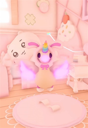 i love it and the floating cloud 💗 #adoptme #trending #viral #fyp #adm ~ flying fairy petwear