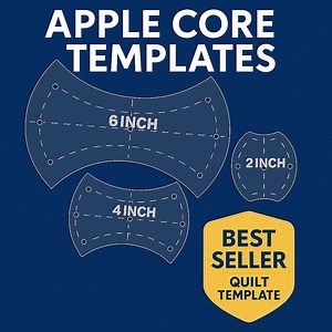 Apple Core Quilt Templates: Acrylic Quilting Tools for EPP & Paper Piecing - Etsy