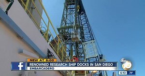 Renowned research ship docks in San Diego