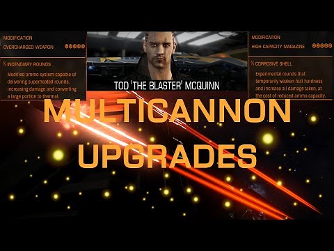 Elite Dangerous: How To MULTICANNON UPGRADES (POST 2.1.05 PATCH)
