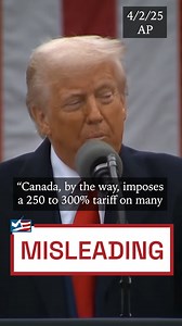 Trump’s Misleading Claim on Canadian Dairy Tariffs https://www.factcheck.org/2025/04/trumps-misleading-claim-on-canadian-dairy-tariffs/ #DonaldTrump #Dairy #Canada #Tariffs #factcheck | FactCheck.org