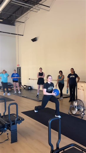 Define Private Training | Women’s Gym on Instagram: "Here’s an inside look into how we start every semi-private training session! We always walk through the exercises we have programmed and share modifications along the way. Shoutout to @dudeitsgia for this mic’d up demo moment during this Big Lift session!!🎤🙌"