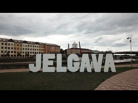 Jelgava no putna lidojuma 4K, Jelgava,Latvia bird's eye view 4K, Елгава,Латвия с птичьего полёта 4K