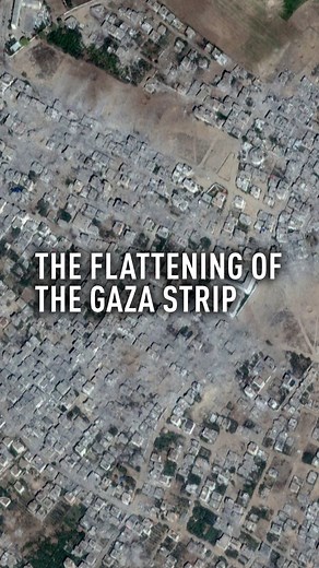 12K views · 37 reactions | Satellite images provided by Maxar Technologies show the Gaza Strip before and after the intense bombing campaign by Israel. #gaza #israel #palestine | CGTNEurope | Facebook