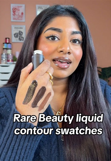 Rare Beauty Liquid Contour Swatches and Review