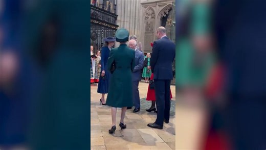 Watch: Princess Kate performs perfect curtsey to King Charles