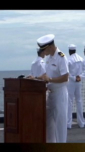 Members of U.S. Navy and U.S. Marine Corps conduct a burial at sea ceremony aboard the USS Fort McHenry July 14 2012. The ceremony is performed at the request of the diseased service members and their family for their remains to be committed to the sea for all time. July 14 2012. 😥😥 #BurialAtSea #usnavy #Amazing #USA #military | Go Navy
