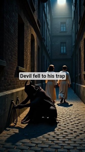 Devil fell to his trap