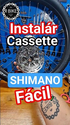 How to install a SHIMANO cassette EASILY ✅️😍 #short #shorts #mtb #cycling