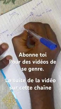 Calcule de la pente entre deux points A et B. #apprendrelesmaths #géniecivil #topographie