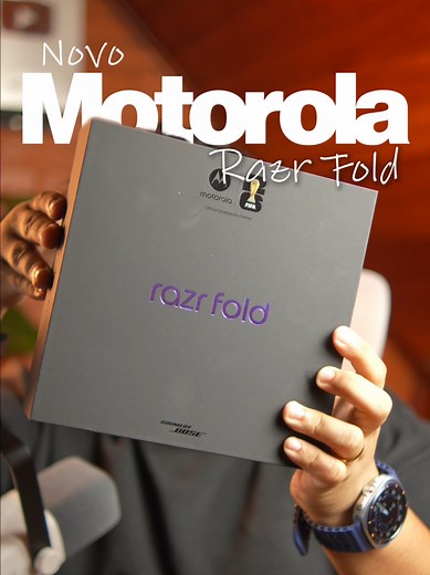 🚨😱 Novo CELULAR DOBRÁVEL da MOTOROLA! #Motorola #Android #celular #andersonwalker #tech