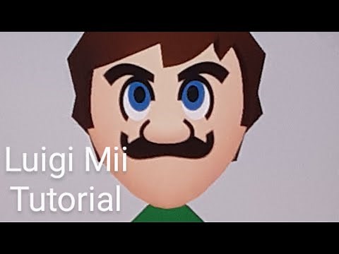 Luigi Mii Tutorial