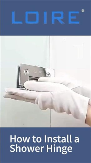 How to Install a Shower Door Hinge | DIY Bathroom Upgrade
