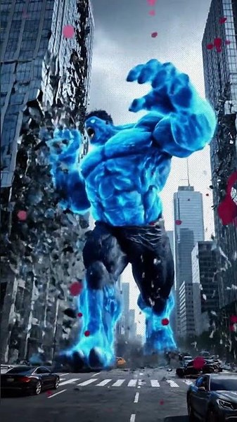 “Epic Blue vs Yellow Hulk Battle! Lab Chaos to City Destruction | Cinematic 8K Action”#hulk #yellow.