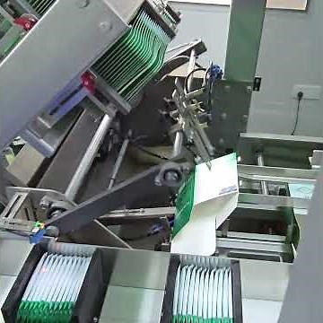 Automated strip packaging, assembly, boxing, labeling, scanning packing line#cartoningmachine