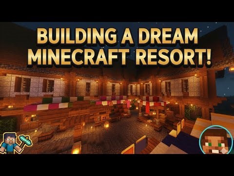 I Built a New Resort in Minecraft 😲👾 ‪@MineVenturePlay‬