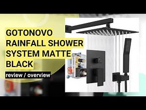 Gotonovo Rainfall Shower System Review: Ultimate Bathroom Upgrade!