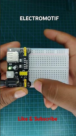 Basics of MB102 Power Module #arduino #diyelectronics #arduinoproject #arduinonano