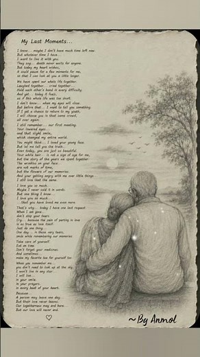 My Last Moments... | A Heartfelt Love Letter Before Goodbye 🤍 | Emotional Couple Poem