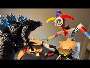 GODZILLA VS THE PROTOTYPE (PART 1) (EPIC STOP MOTION BATTLE)