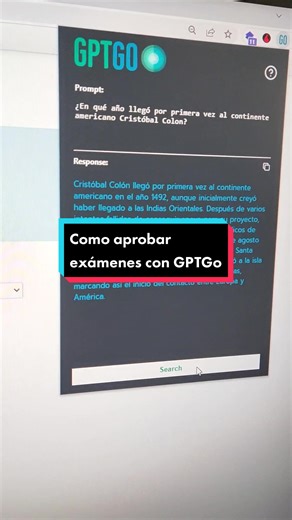 GPTGo para aprobar exámenes 😏 / GPTGo to pass exams 😏 Extensión para Google Chrome / Google Chrome extension #gptgo #chatgpt #chromeextension #chrome #examenes #exam #aprobar #passexam #tip #hack #smart #highschool #university #universidad #pruebas #preguntas #ethicalhacking #moodle #moodlehack