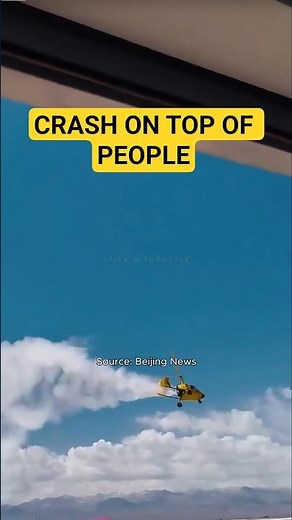 Gyroplane Crashes Directly On Top Of Tourists In China