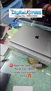 The Apple MacBook Pro 2141 is a powerful laptop with impressive specs 😍! Here are the key features: - *Display*: 16.2-inch Retina display with 2048 x 1280 resolution - *Processor*: Intel Core i7 9th Gen (6-core, up to 4.5GHz) - *RAM*: 16GB DDR4 RAM - *Storage*: 512GB PCIe SSD - *Graphics*: AMD Radeon Pro 5300M Intel UHD 630 - *Battery Life*: Up to 11 hours - *Price*: Starts r ₹1,59,900 (new) #apple #mac #book #viral #instagram | Bala Kumar