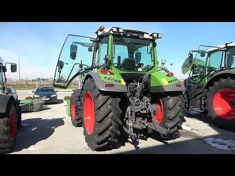 The FENDT 312 tractor 2021 exterior interior review
