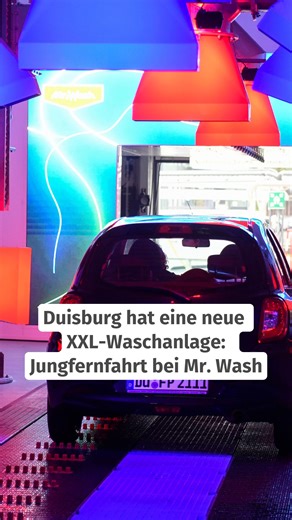 Wir sind schon mal durchgefahren: 💦Ab Samstag ist Mr. Wash geöffnet, eine XXL-Waschanlage mitten in Duisburg. | WAZ Duisburg