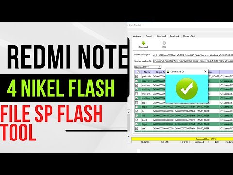Redmi Note 4 MTK (nikel) Flash File 100% Tasted By Sp Flash Tool