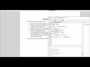 Rock, Paper, Scissors Lab