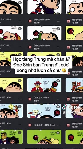 Học Tiếng Trung Vui Vẻ Với Shin Cậu Bé Bút Chì