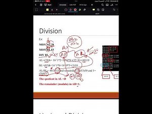 Multiplication & Division & Rotate instructions